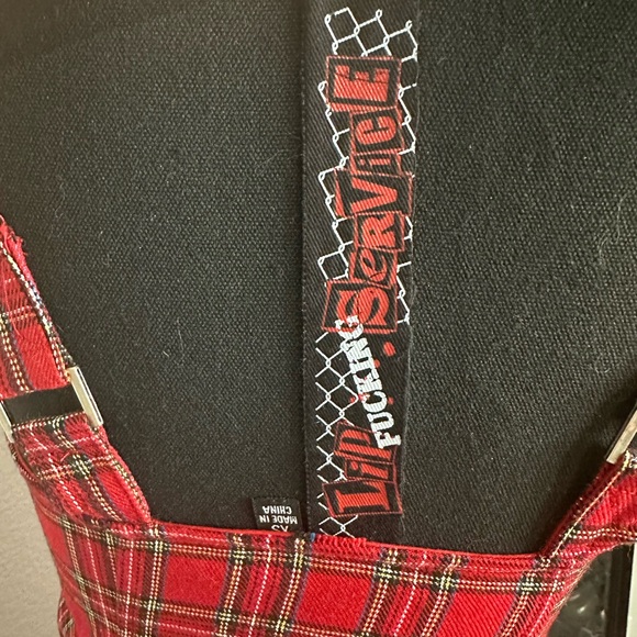 90s y2k LIP SERVICE bondage gown - Picture 9 of 9